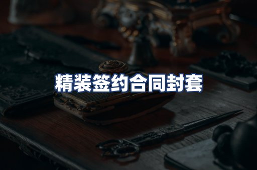 精装签约合同封套